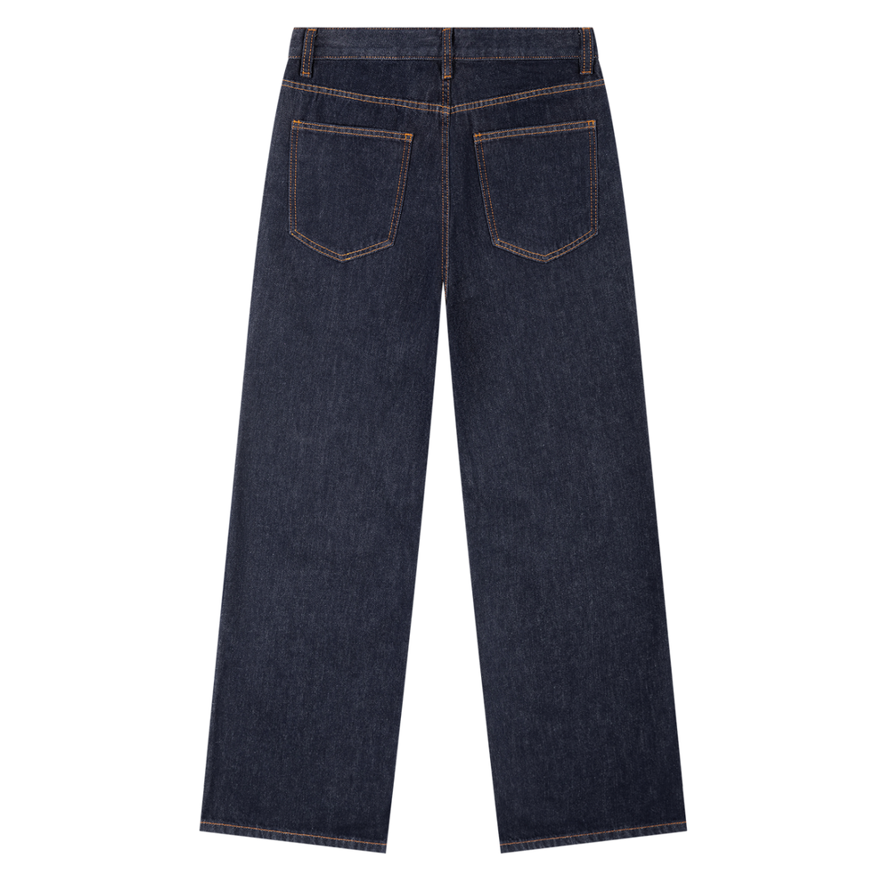 Men Heavyweight Straight Leg Denim Jeans
