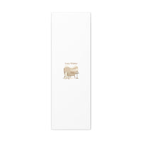 Cozy Winter minimal line art Canvas | Slow Life, soft life neutral wall decor