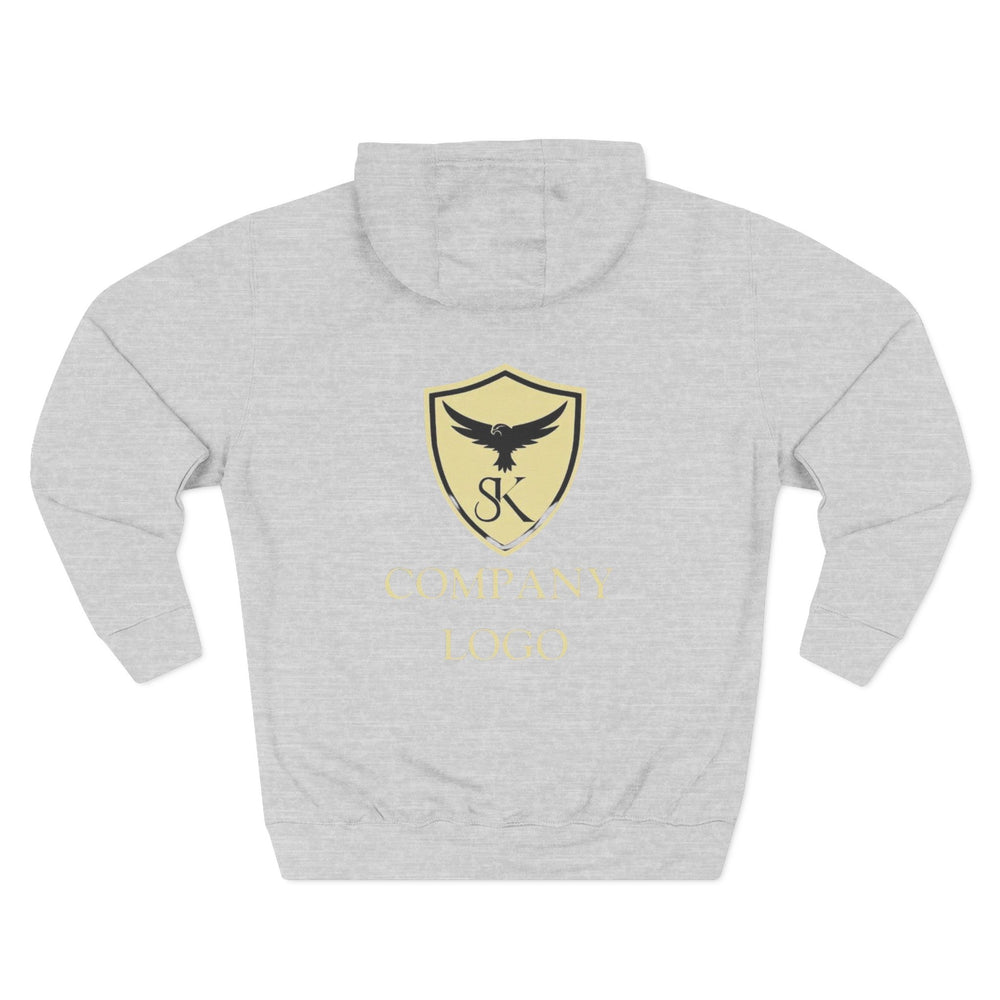 Three-Panel Fleece Hoodie