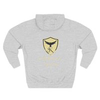 Three-Panel Fleece Hoodie