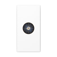 Zodiac Constellation Wheel Canvas, Astrology Art Print | Gold Foil Galaxy