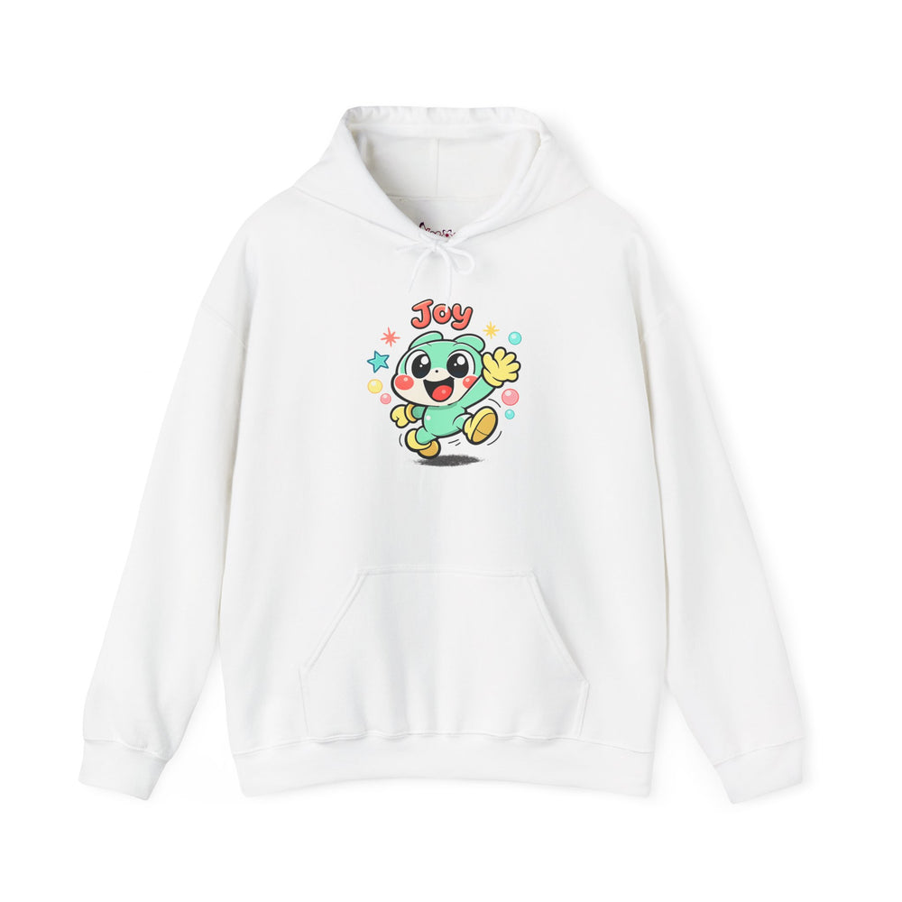 Gildan 18500 | Joyful Blob Cartoon Hoodie | Joyful Blob Kawaii Unisex Hoodie | Minimalist Retro Cartoon Streetwear