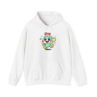 Gildan 18500 | Joyful Blob Cartoon Hoodie | Joyful Blob Kawaii Unisex Hoodie | Minimalist Retro Cartoon Streetwear