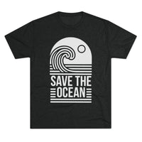 Next Level 6010 | Unisex Save The Ocean Tee — Retro Wave Environmental Awareness T-Shirt