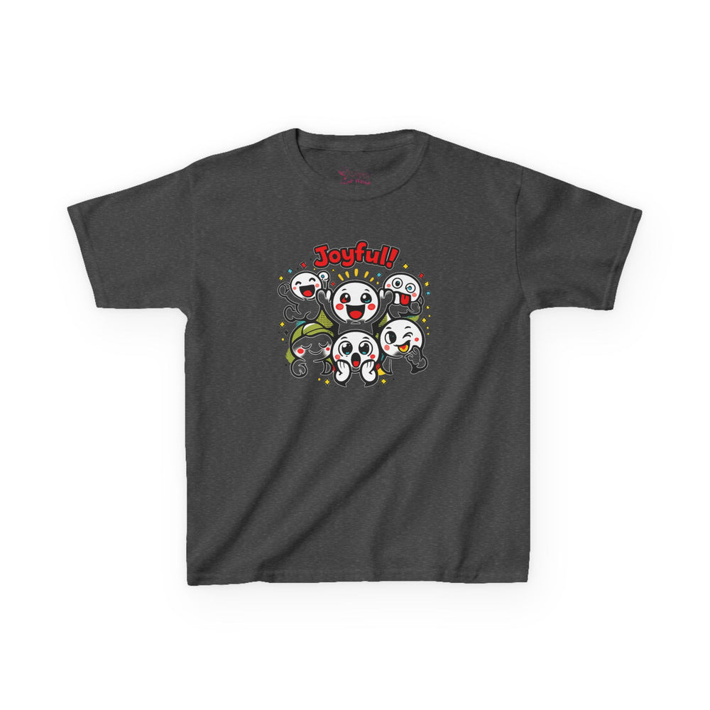 Gildan 5000B | "Joyful Crew" Kids' Premium Cotton Tee – Vibrant Cartoon Graphic T-Shirt