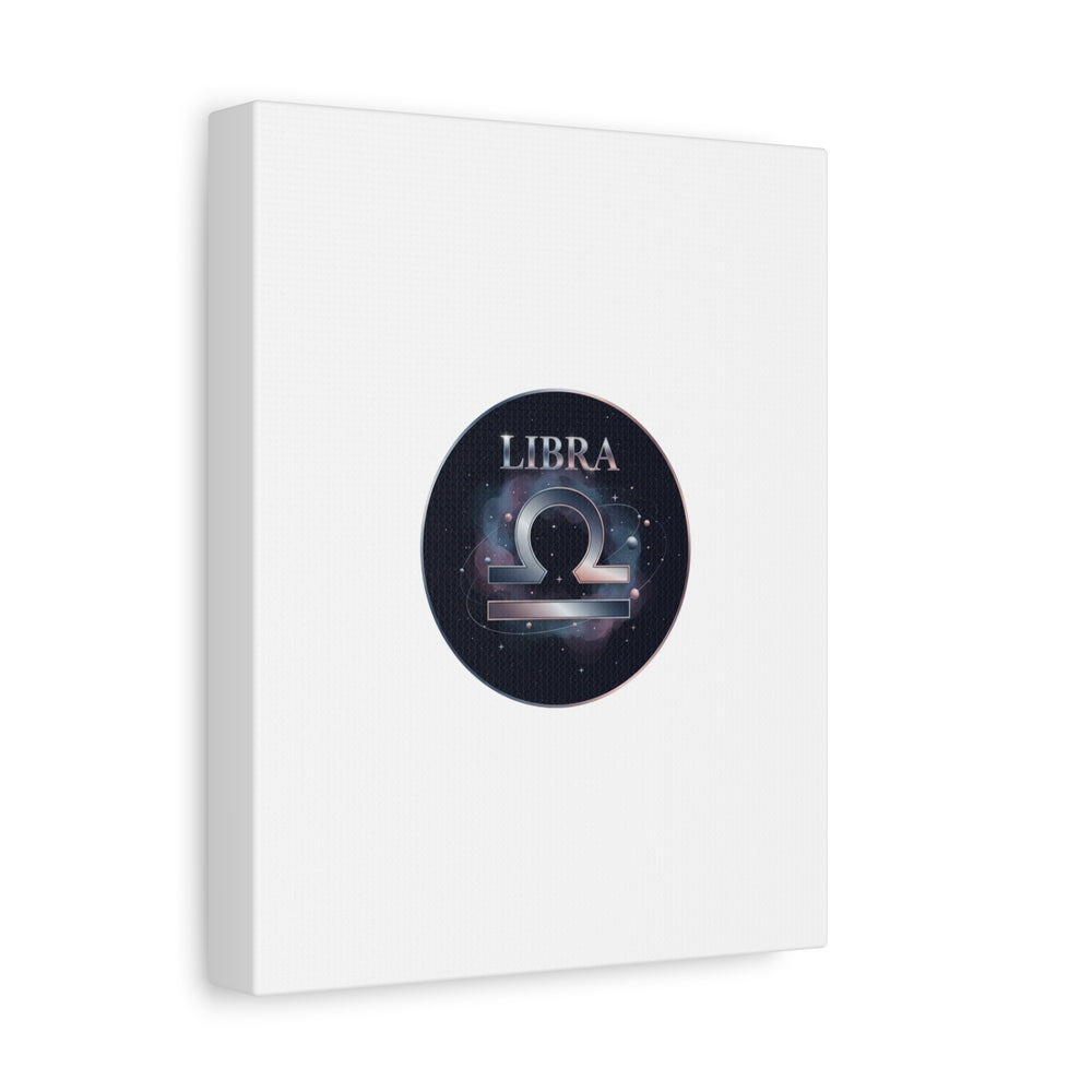Libra Zodiac Canvas, Astrology Wall Art | Constellation Galaxy Print