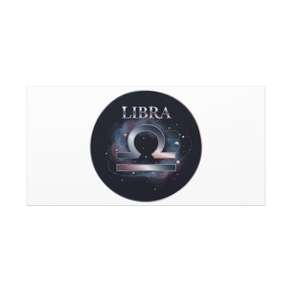 Libra Zodiac Canvas, Astrology Wall Art | Constellation Galaxy Print