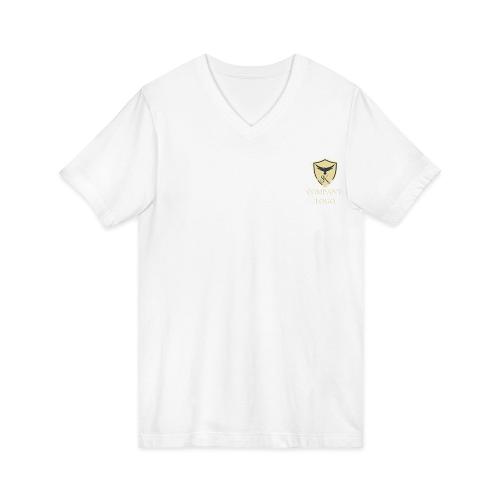 Unisex Jersey Short Sleeve V-Neck Tee