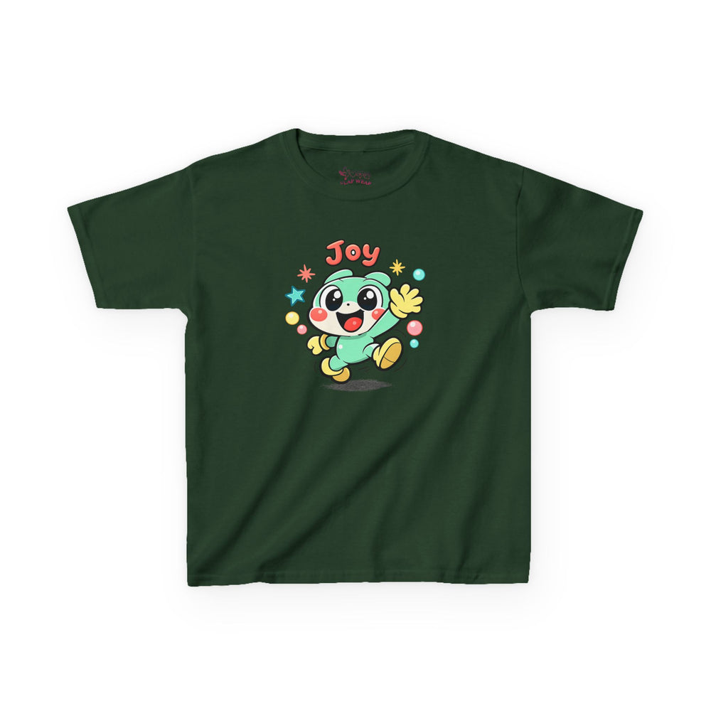 Gildan 5000B | The "Joy" Character Tee: Kids' Joyful Cartoon Character T-Shirt – Bright & Playful Design | Toddler & Youth "Joy" Graphic Tee – Cute Kawaii Style Mascot | Colorful "Joy" Stars & Bubbles...