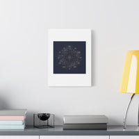 Gold Zodiac Wheel Canvas | Astrology Constellation Art, Cosmic Wall Print