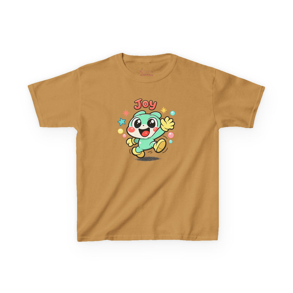 Gildan 5000B | The "Joy" Character Tee: Kids' Joyful Cartoon Character T-Shirt – Bright & Playful Design | Toddler & Youth "Joy" Graphic Tee – Cute Kawaii Style Mascot | Colorful "Joy" Stars & Bubbles...