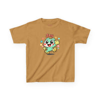 Gildan 5000B | The "Joy" Character Tee: Kids' Joyful Cartoon Character T-Shirt – Bright & Playful Design | Toddler & Youth "Joy" Graphic Tee – Cute Kawaii Style Mascot | Colorful "Joy" Stars & Bubbles...