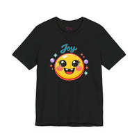 Bella+Canvas 3001 | Radiant Joy Emoji T-Shirt | Kawaii Aesthetic Smiley Graphic Tee | Unisex Jersey Short Sleeve Tee