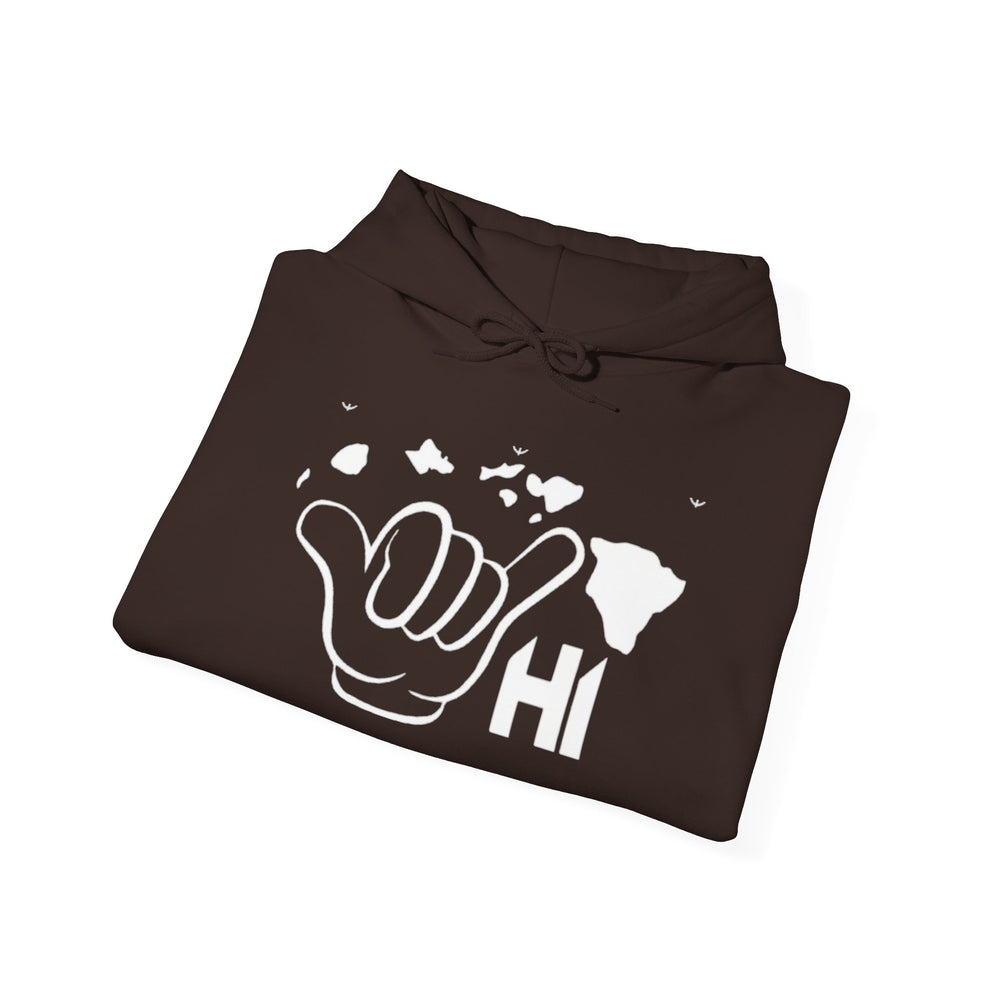 Gildan 18500 | Aloha Hawaii Shaka Hoodie – Unisex Pullover Sweatshirt