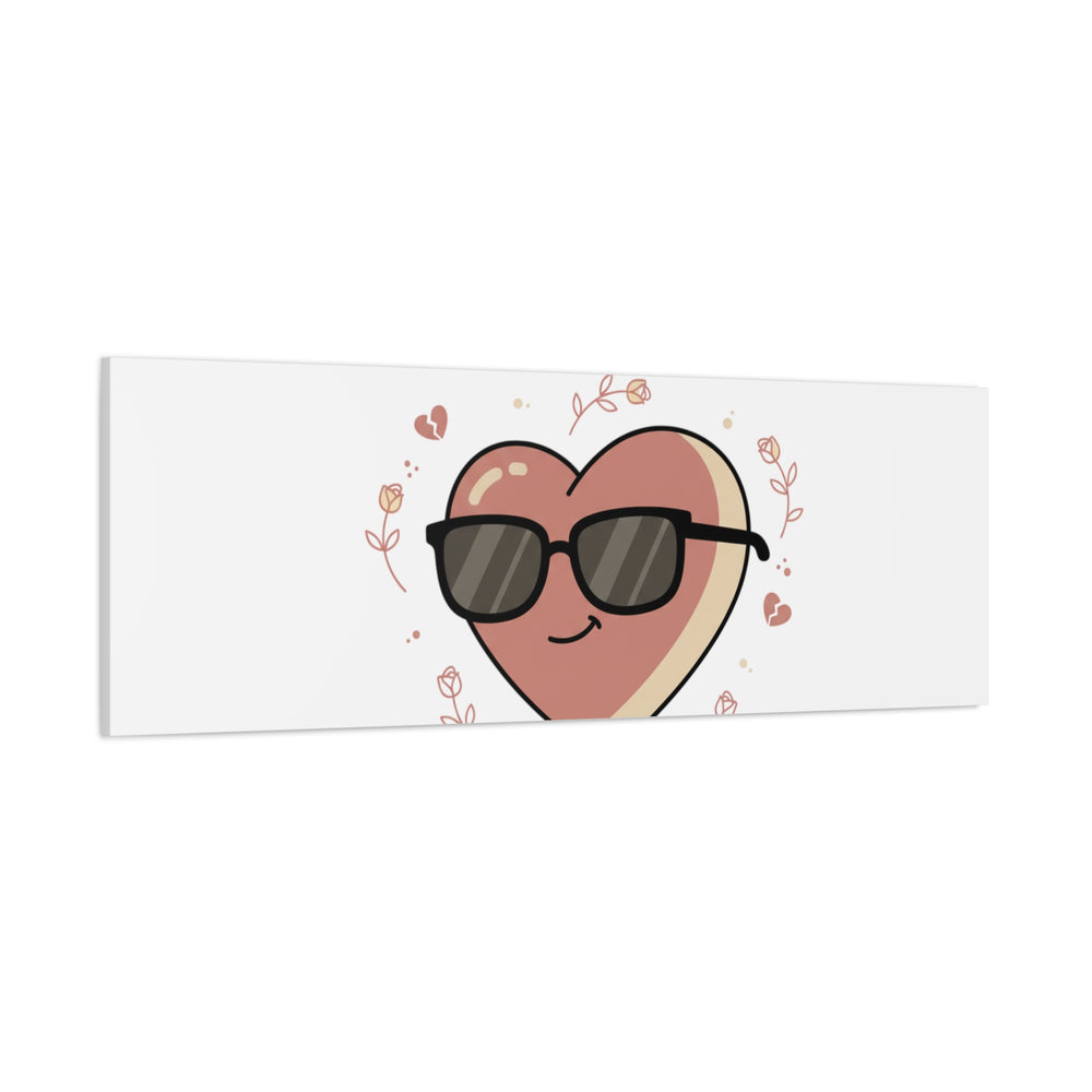 Single and Sassy Canvas | Anti Valentine Wall Art, Funny Valentine Poster