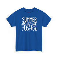 Gildan 5000 | Sun-Drenched Vibes: Retro Summer Aloha Unisex Softstyle Tee