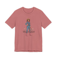 Bella+Canvas3001 | Wild at Heart Cowgirl Tee | Western Valentine, boot heart design