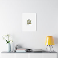 Can't Leaf You Alone Canvas | Plant Parent Humor, Sage Botanical Art
