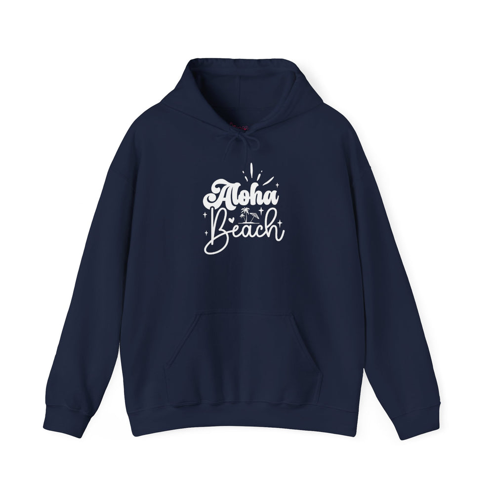 Gildan 18500 | Aloha Beach Unisex Hoodie – Cozy Pullover with Hawaiian Vibes