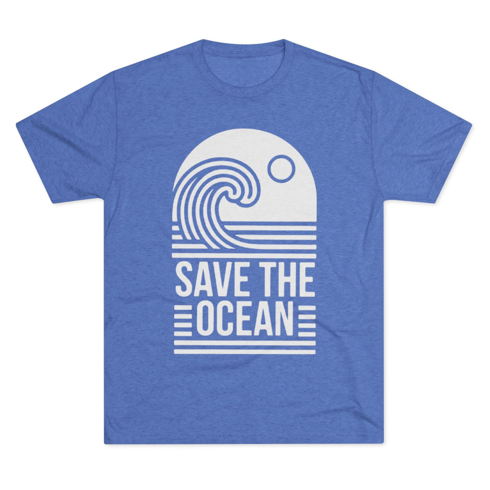 Next Level 6010 | Unisex Save The Ocean Tee — Retro Wave Environmental Awareness T-Shirt