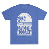 Next Level 6010 | Unisex Save The Ocean Tee — Retro Wave Environmental Awareness T-Shirt