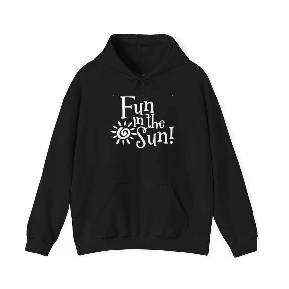 Gildan 18500 | SUNNY "Fun in the Sun" Unisex Hoodie – Cheerful & Cozy Summer Sweatshirt