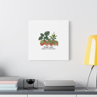 Plant Lady Canvas | Matte Stretched Botanical Pun Wall Art