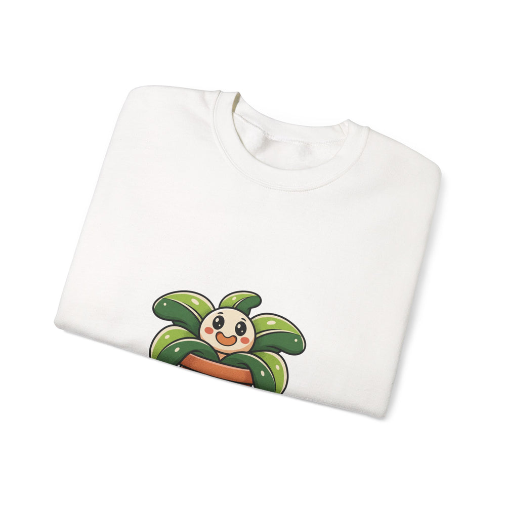 Planting Joy Every Day Sweatshirt | Plant Parent Humor, Sage Cream Botanical