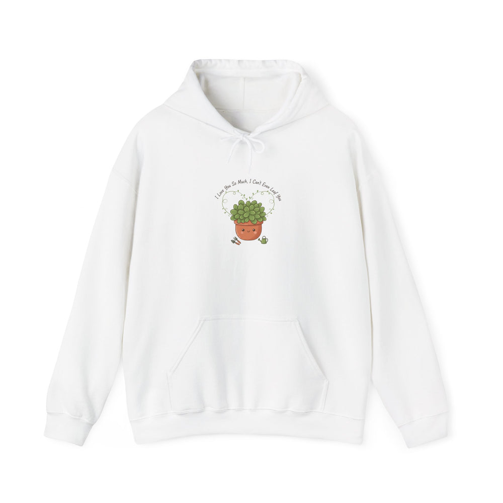 Plant Parent Pun Hoodie | succulent pun sweatshirt, sage cream botanical humor