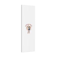 Love & Grit Canvas, Western Valentine Cowgirl Heart Poster | Cowboy Valentine