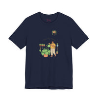 Bella+Canvas3001 | I Wet My Plants T-Shirt | Plant Mom Succulent Pun Tee, Sage Botanical Humor