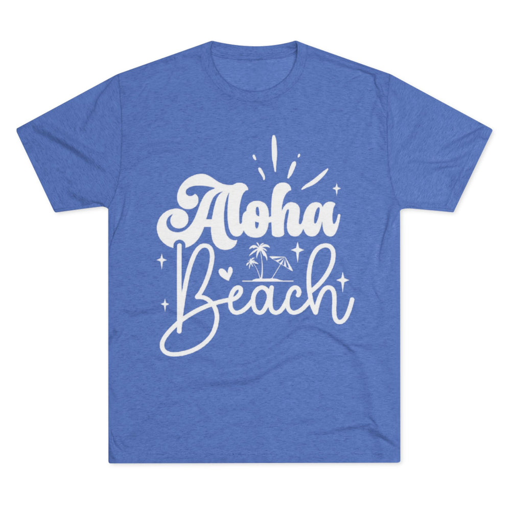 Next Level 6010 | Unisex Aloha Beach Vintage Inspired Unisex Tri-Blend Tee