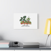 Plant Lady Canvas | Matte Stretched Botanical Pun Wall Art