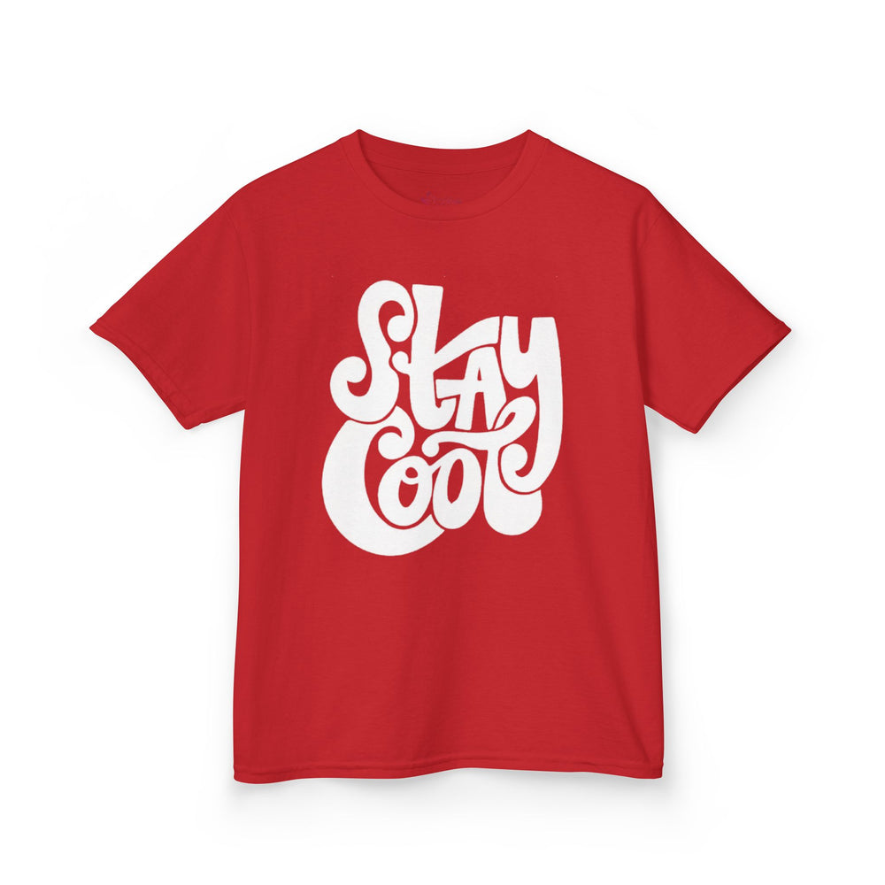 Gildan 5000B | Kids’ "Stay Cool" Retro Graphic Tee – Comfy Cotton T-Shirt