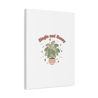 Single and Sassy Canvas, Matte Stretched | Anti‑Valentine, Funny Valentines Poster