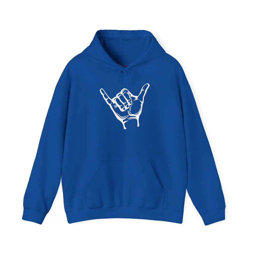 Gildan 18500 | POSITIVE Vibe Shaka Hand Unisex Hoodie – Cozy 'Hang Loose' Sweatshirt