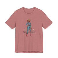 Bella+Canvas3001 | Wild at Heart Cowgirl Tee | Western Valentine, boot heart design