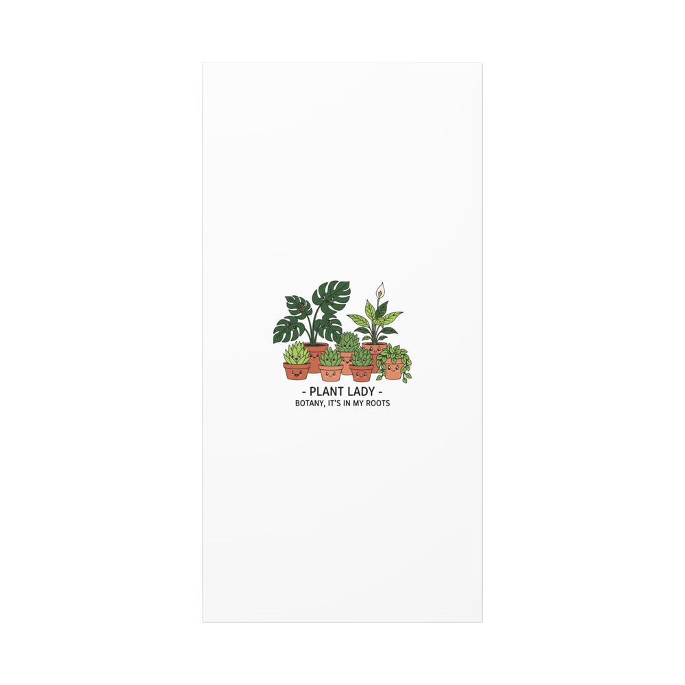 Plant Lady Canvas | Matte Stretched Botanical Pun Wall Art