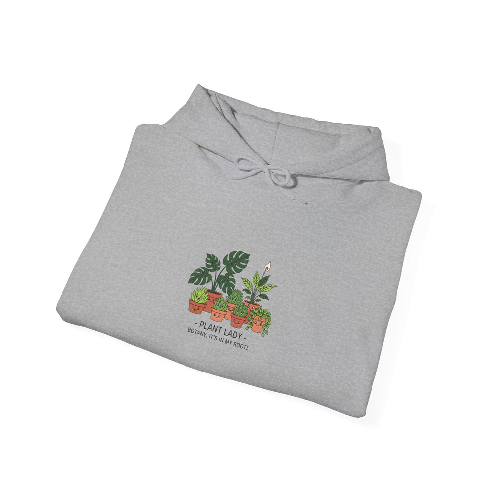 Plant Lady Pun Hoodie | Plant Parent Humor, Doodle Leaves