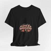 Love Is Overrated Tee | Anti Valentine shirt, Single Humor tee
