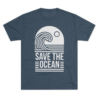 Next Level 6010 | Unisex Save The Ocean Tee — Retro Wave Environmental Awareness T-Shirt