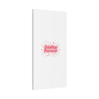 Besties Forever Canvas | Galentine’s Friendship Wall Art, Pink Confetti