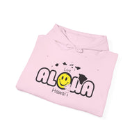 Gildan 18500 | Unisex “Live Aloha Hawaii” Hoodie – Smile & Shaka Design