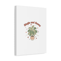 Single and Sassy Canvas, Matte Stretched | Anti‑Valentine, Funny Valentines Poster
