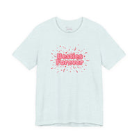 Bella+Canvas3001 | Besties Forever Tee | Galentine’s Friendship Shirt, Pink Chunky Type