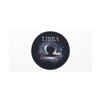 Libra Zodiac Canvas, Astrology Wall Art | Constellation Galaxy Print