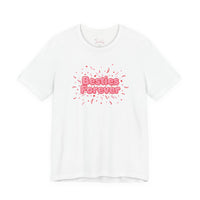 Bella+Canvas3001 | Besties Forever Tee | Galentine’s Friendship Shirt, Pink Chunky Type