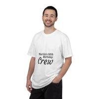 Birthday Crew T-Shirt – Personalized “Martin’s 50th Birthday Crew” Party Tee