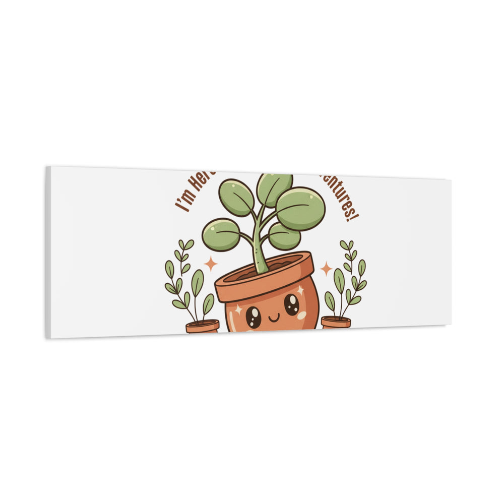 Plant-astic Pun Canvas | Stretched Matte Botanical Wall Art