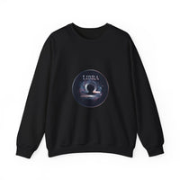 Libra Constellation Crewneck Sweatshirt | Zodiac Astrology, Cosmic Galaxy Shimmer